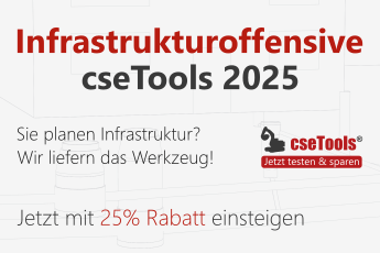 Aktionsbanner zur Infrastrukturoffensive cseTools 2025